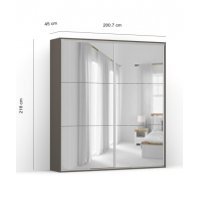 DRESSING LEX 201-218-45 B GRI/O/O